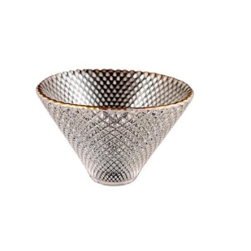 Gold rim borosil tea cups
