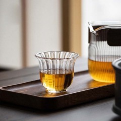 Borosilicate clear tea cups
