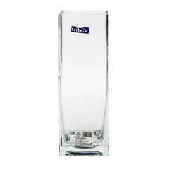 Big glass square vases