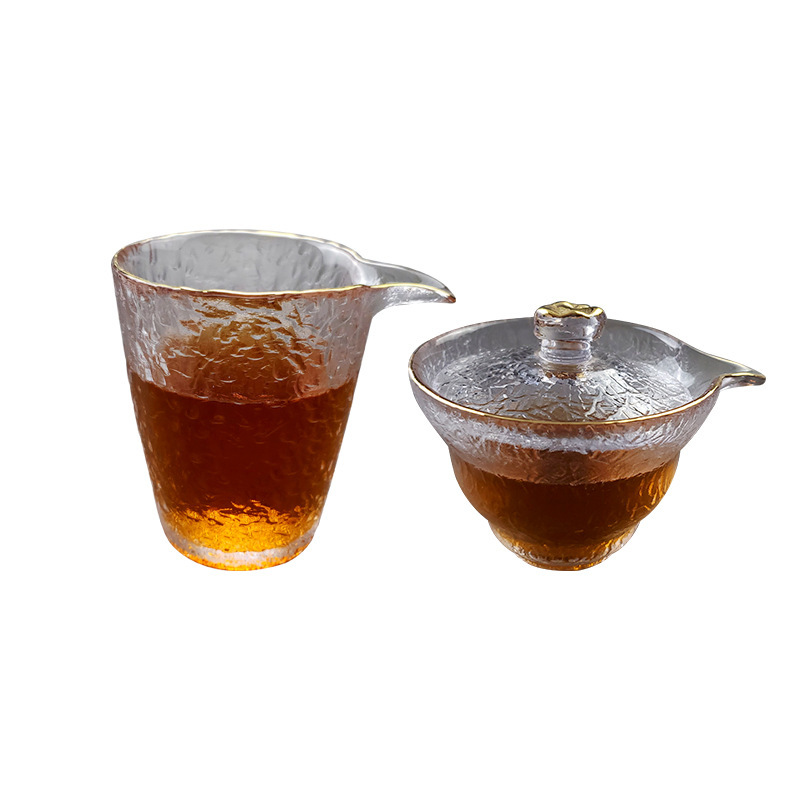 Fair glass cup for tea