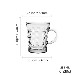 Hxglass Wholesale Customized lead free Beer Drinking Glass Juice Tea Drink Cup