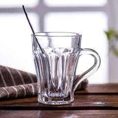 Wholesale Customized lead free Glass Coffee tea Mug Warm Beverage glass Cup