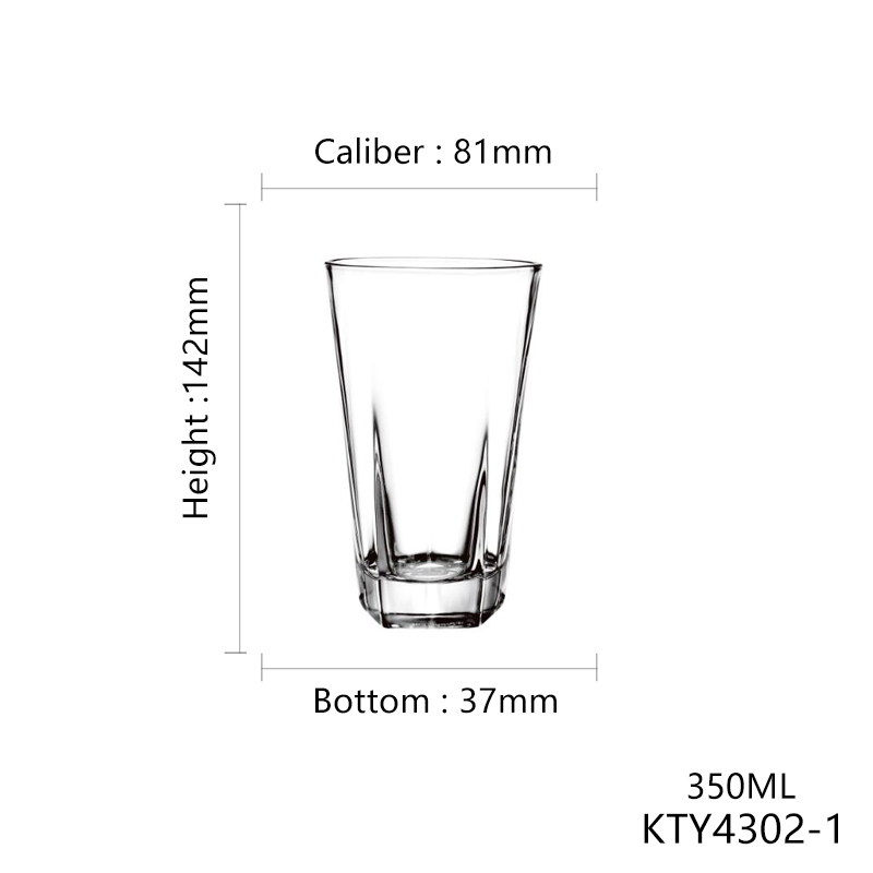 Hxglass glassware 350ml 150ml water mug milk juice wine drinking glass cup wholesale
