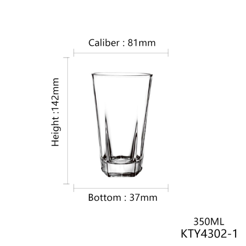 Hxglass glassware 350ml 150ml water mug milk juice wine drinking glass cup wholesale
