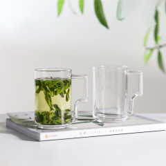Hxglass glassware large size 485ml glass coffee mugs water glass custom beer mugs wholesale glass cups