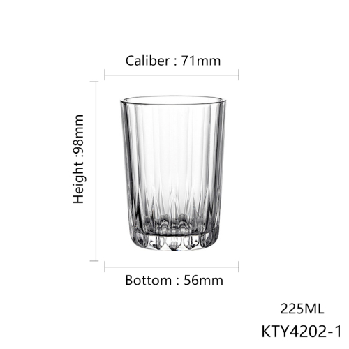 Hxglass glassware ins style 300ml 225ml water milk juice wine glass cup wholesale