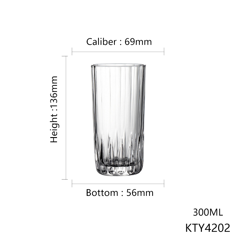 Hxglass glassware ins style 300ml 225ml water milk juice wine glass cup wholesale