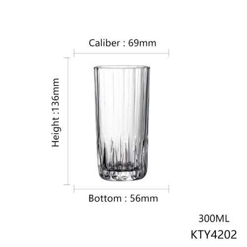 Hxglass glassware ins style 300ml 225ml water milk juice wine glass cup wholesale