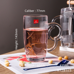 Hxglass Unique Design Juice Coffee Milk Drink Mug with Handle Custom Engraved Gold Stamped Acceptable Personalised Beer Mug 产品关键词: CompanyID: 274850645 发布日期: 2024/12/16 Glass Cup glass Cup Gift Set glass Mug beverage Cup Spiral Glass 16oz Glass Beer Mug