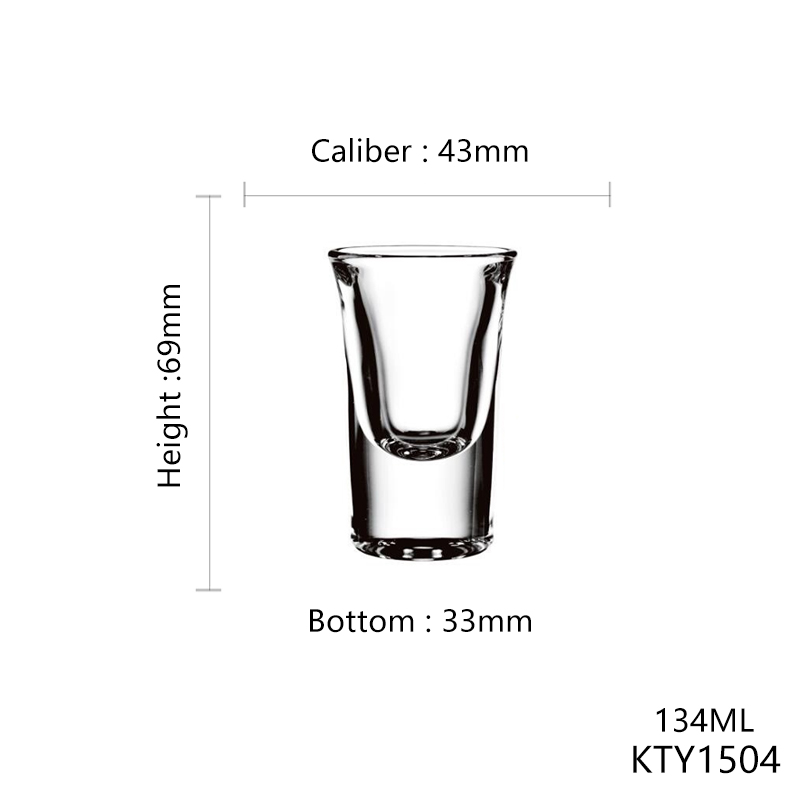 Thickened Small Spirits Glass Shot Glass Square Shot Glass 30ml 60ml Mexican Shot Glasses Custom logo Hot Stamping Baking Laser