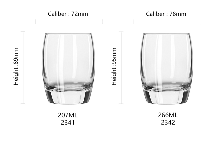 Libbey Wholesale 7oz 9oz Heat-Resistant Round Glass Candle Jars Thicken 7oz 9oz for Christmas Easter Scented Holder