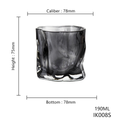 INS Hotsell 6.5oz Amber Iridescent Glass Crystal Candle Holder Home Decor Easter Instock Gold Candle Vessel Jar Best Seller