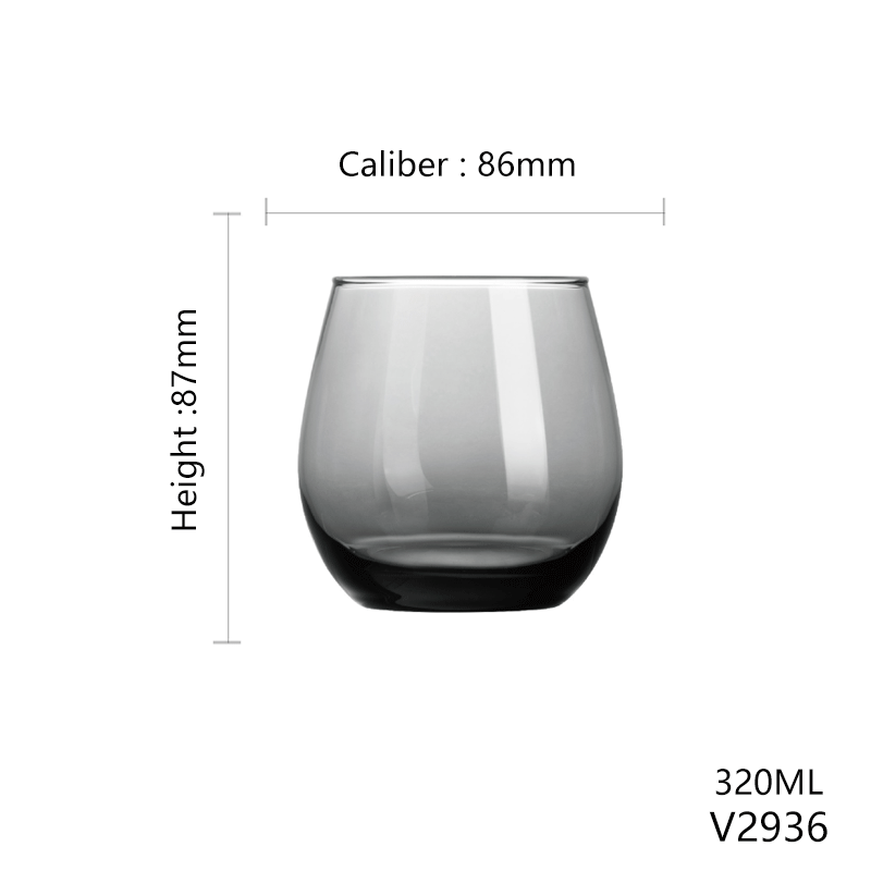 Luminarc Stock Hotsale Glass Jars Custom Color 8 10 12 OZ Candle Glasses for Christmas Occasions Wholesale Price