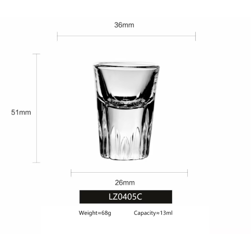 blinkmax 1oz 2oz Thickened Spirits Glass Shot Glass Square Shot Glass Custom logo Hot Stamping Baking Laser