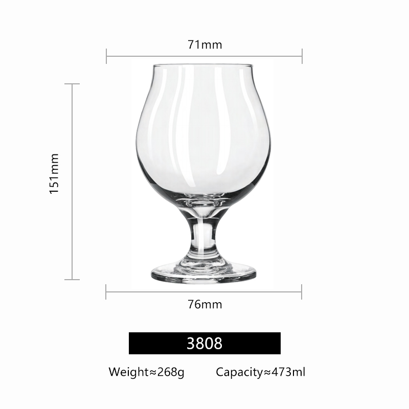 Libbey BELGIAN BEER 5oz 13oz 16oz beer goblet custom logo
