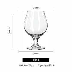 Libbey BELGIAN BEER 5oz 13oz 16oz beer goblet custom logo