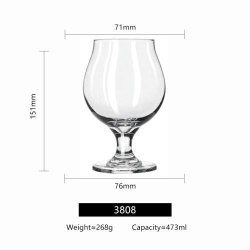 Libbey BELGIAN BEER 5oz 13oz 16oz beer goblet custom logo