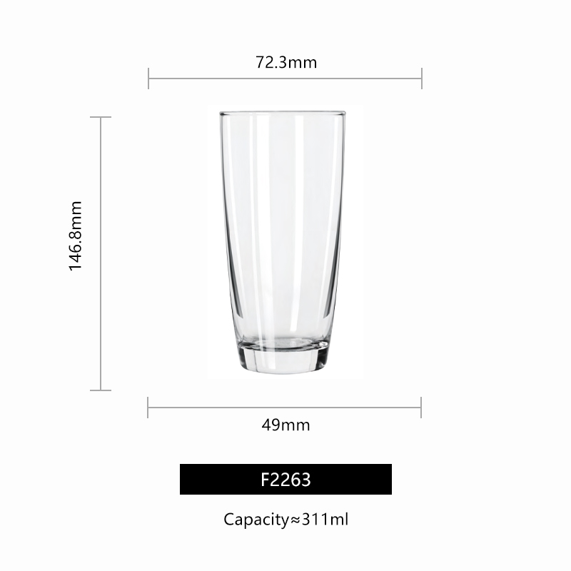 Original Libbey EMBASSY TUMBLERS 310ml 370ml glass cup decal logo
