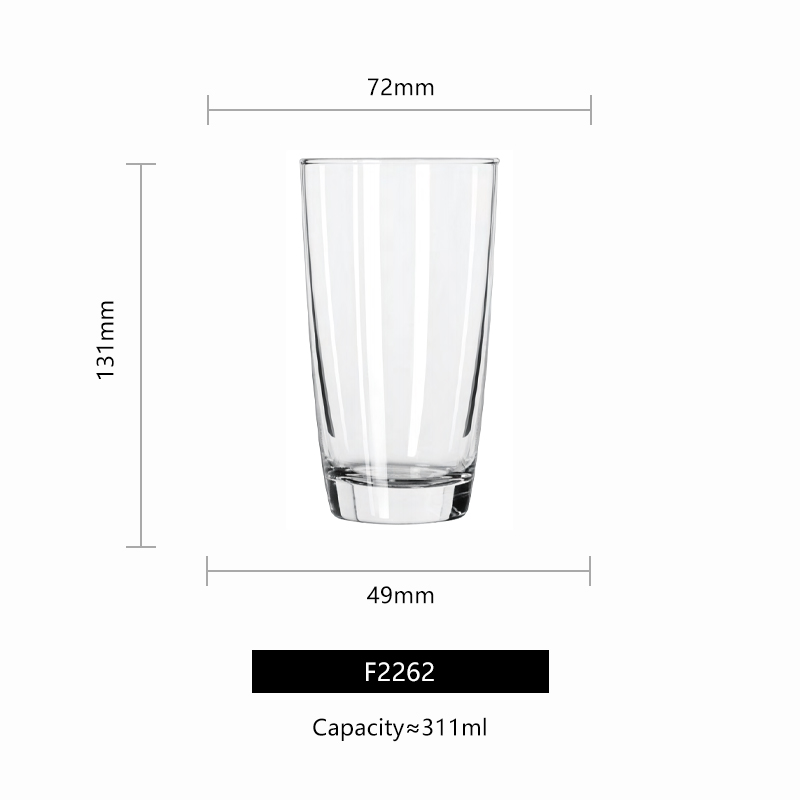Original Libbey EMBASSY TUMBLERS 310ml 370ml glass cup decal logo