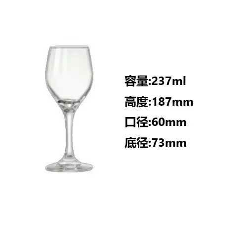 Libbey galaxy star white wine glass goblet custom logo acceptable