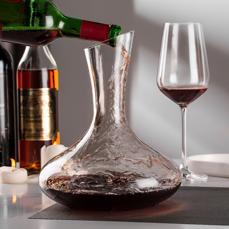 custom design crystal wine decanter 1000ml 1500ml