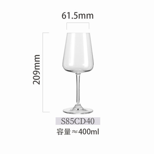 custom logo crystal red wine glass Volga style 230ml 380ml 400ml 520ml champagne glass goblet