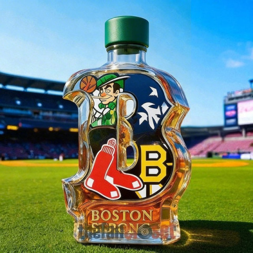 wholesale customize model engine tiger eagle patterned whiskey bottle