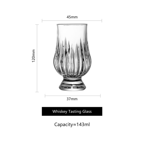 wholesale 5oz Whiskey Wine Tasting Glass Big Belly Soda Lime Glass Modern Simplicity Design Pure Drink Tulip Shape Cocktail Glass