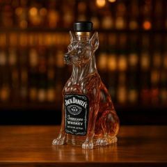 wholesale customize model engine tiger eagle patterned whiskey bottle