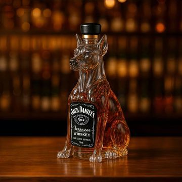 wholesale customize model engine tiger eagle patterned whiskey bottle
