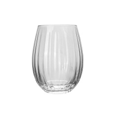 Wholesale egg Shaped water glass stemless Transparent for Daily Drinking of Wine Beer Water Juice