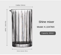Wholesale whiskey cocktail decanter Transparent for barware wine Dispenser