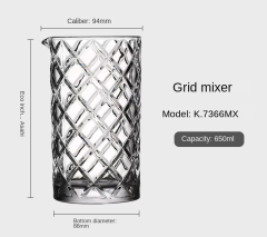 Wholesale whiskey cocktail decanter Transparent for barware wine Dispenser