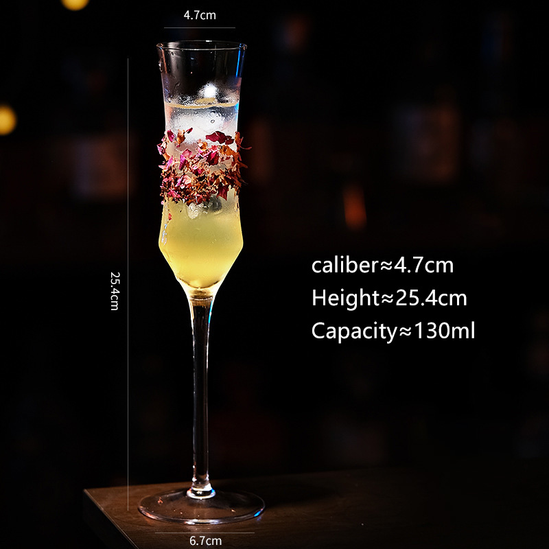 custom handmade Crystal wedding champagne glass mini order 240pcs DIY Design cocktail glass Toasting Glass