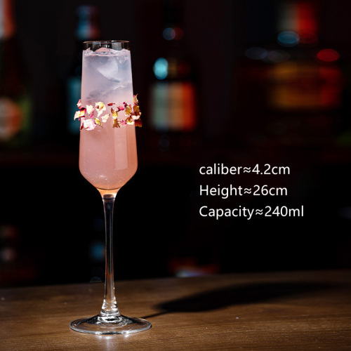 custom handmade Crystal wedding champagne glass mini order 240pcs DIY Design cocktail glass Toasting Glass