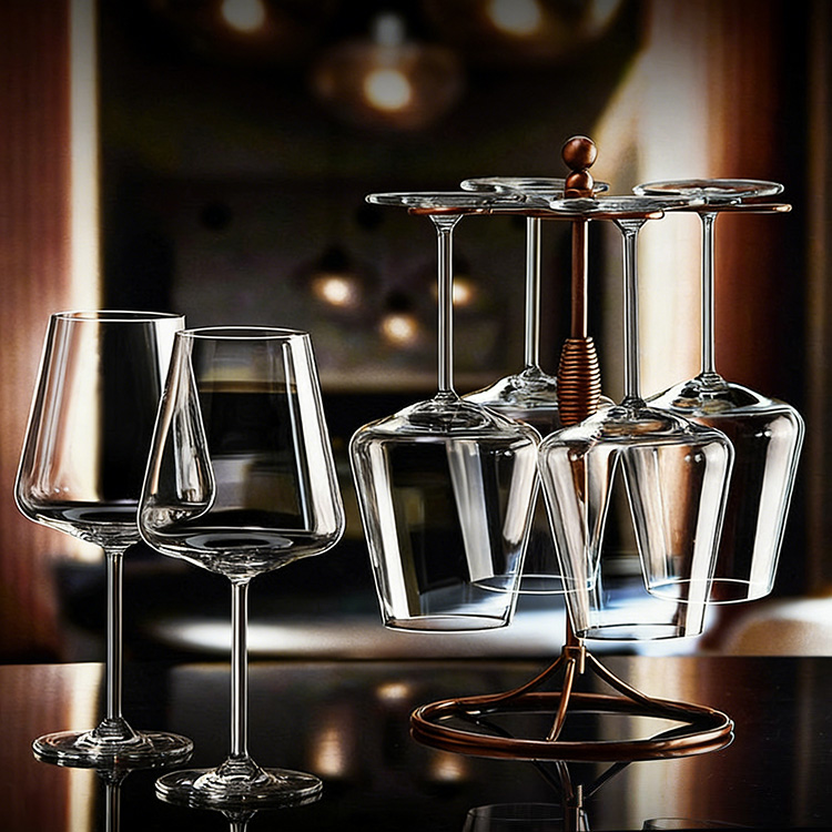 Thailand Ocean Allure Cold Cut Large Capacity 620ml 435ml 220ml Decal logo Custom Burgundy champagne Red Wine Glasses Goblet