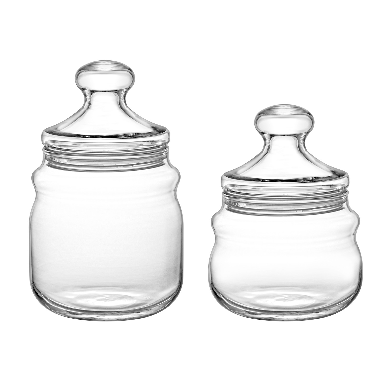 Luminarc custom logo 0.7L 1L glass jars with sealed lids wholesale price