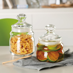 Luminarc custom logo 0.7L 1L glass jars with sealed lids wholesale price
