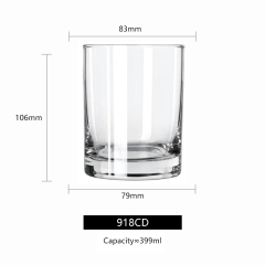 Libbey China Factory Custom Logo Wine glass Thicken Base Whiskey Glasses for Bars Sublimation Feature Wholesale Price