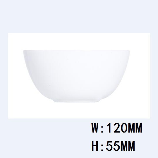 luminarc 14cm 16cm 18cm 23cm 27cm white opal glass dinner plates