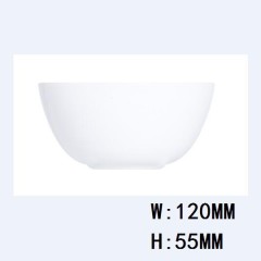 luminarc 14cm 16cm 18cm 23cm 27cm white opal glass dinner plates