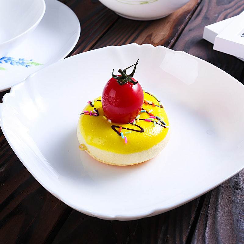 luminarc 14cm 16cm 18cm 23cm 27cm white opal glass dinner plates