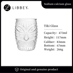hxglass Factory Ins popular TIKI glass Grimace Cup Thicken Base Cocktail Glasses for Bars Restaurant wine glass Wholesale Price