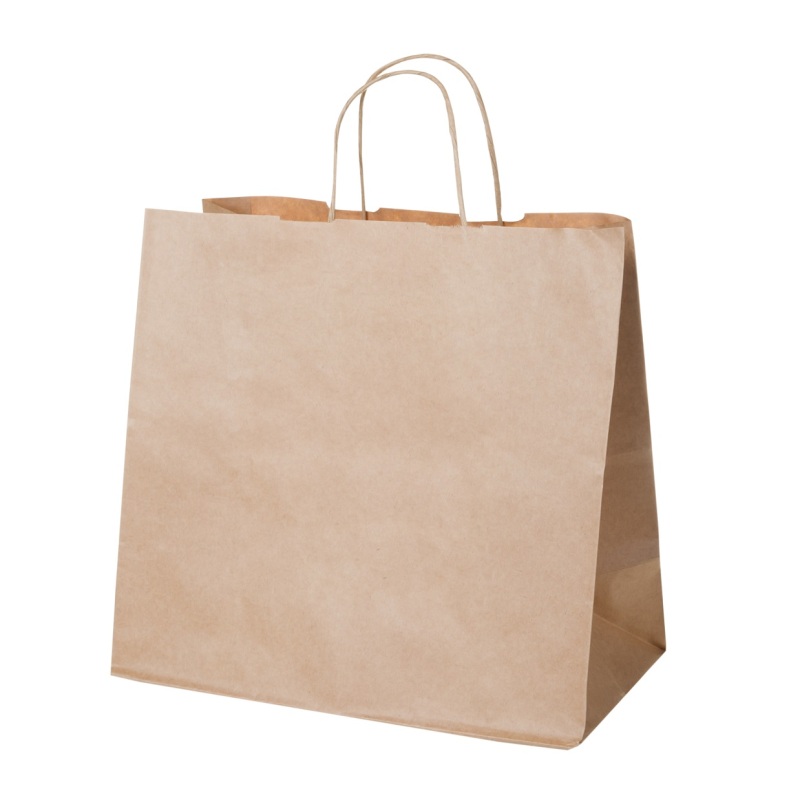 Paper bag with handle & retail kraft bag