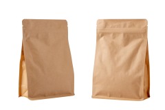 Coffee paper bag with ziplock