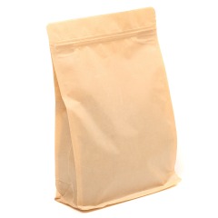 Coffee paper bag with ziplock