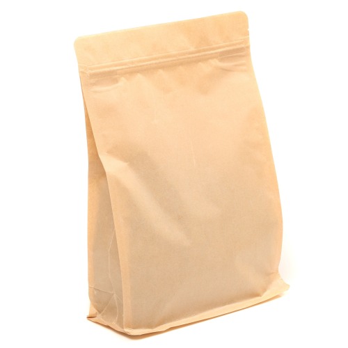 Coffee paper bag with ziplock