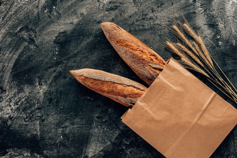 Baguette bag & bread paper bag