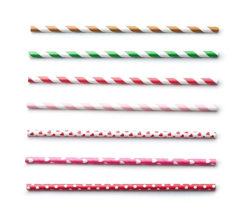 Biodegradable paper straw