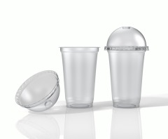 Disposable plastic cup